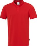 Uhlsport Essential Prime Polo Heren - Rood / Wit | Maat: XL