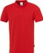 Uhlsport Essential Prime Polo Heren - Rood / Wit | Maat: XL