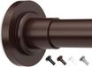 Gordijnstang uitschuifbaar - Gordijnroede telescopische - 48-226 cm - Aluminium - Brons