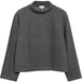 s.Oliver Sweatshirt coupe décontractée avec double col pour femmes