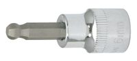 KS Tools 918.3874 3/8" CHROMEplus Bit-dopsleutel binnenzeskant met kogelkop, 7mm