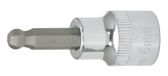 KS Tools 918.3874 3/8" CHROMEplus Bit-dopsleutel binnenzeskant met kogelkop, 7mm