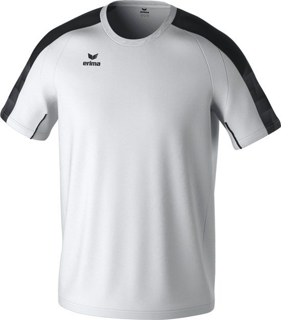 Erima Evo Star T-Shirt Heren - Wit / Zwart - Maat L