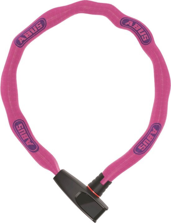 Abus Catena 6806 Neon Fietsslot 85 cm roze