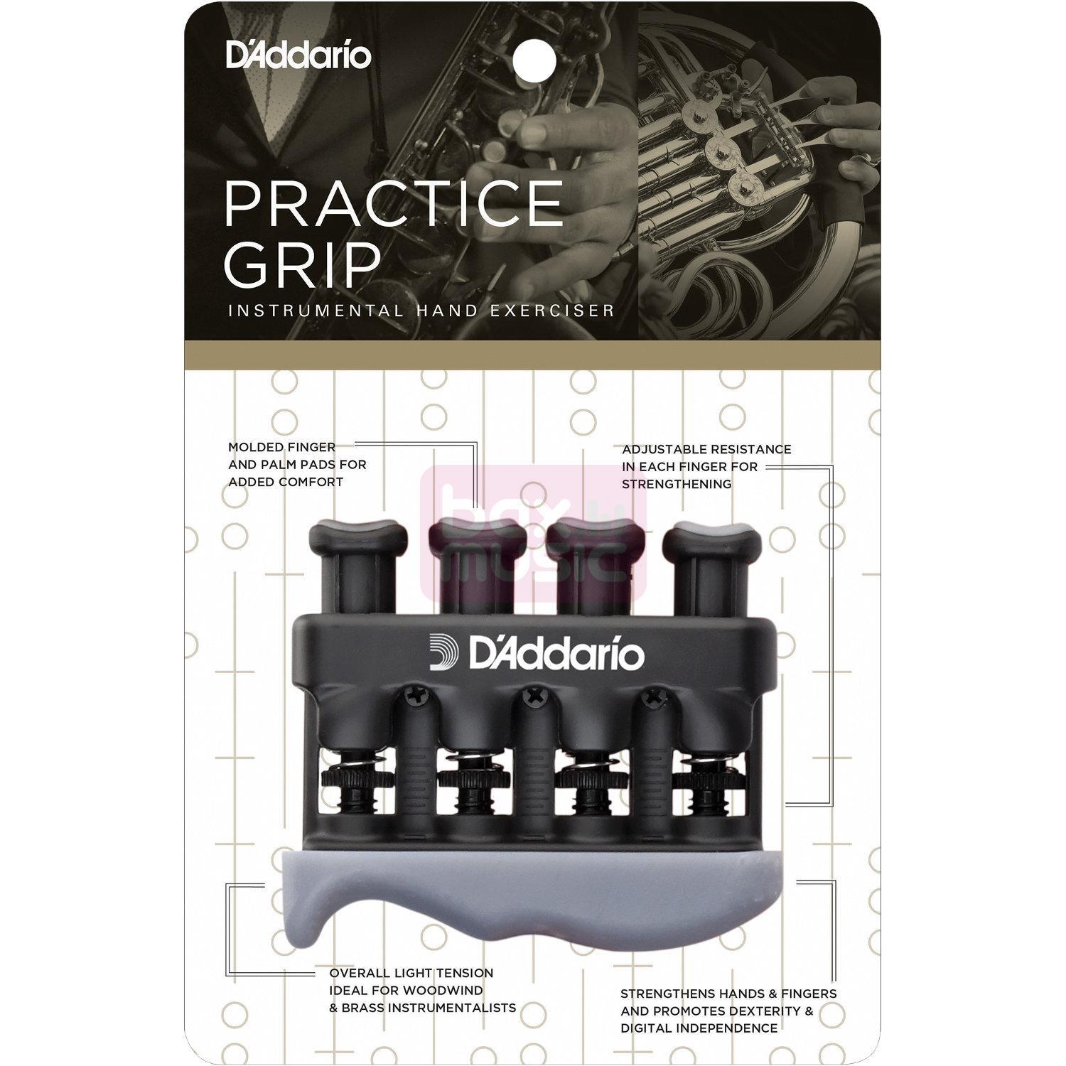 D'ADDARIO DWW-PG-01 Practice Grip vingertrainer voor blazers