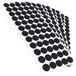 Adsamm® 300 x Zelfklevende Viltglijders Zwart Ø 14 mm Rond 3,5 mm Dik