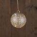 Merkloos B.O.T. Ball Glass Matt Champagne With Stars 12 cm kerstverlichting Anna's Collection