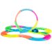 COLORBABY Speed & Go 39542 Piste flexible pour voitures, 131 pièces, 350 cm, lueur dans le noir, cercle lumineux, anneau 360°, éclairage LED, jouet éducatif pour enfants de 3 ans