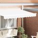 Maison Exclusive - Roue de secours pour parasol, 2,5 mètre, blanc, polyester