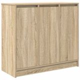 vidaXL Dressoir Sonoma eiken 85x34x76 cm