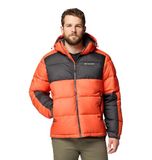 Columbia Heren Pike Lake 2 jas met capuchon, donsjas, Zing, Shark, XL