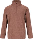 ZIGZAG Langarmshirt Lopez Bruin-rood (kastanjebruin) Polyester/Elastaan Kinderen Unisex