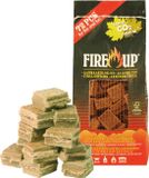 Fire-up Barbecue aanmaakblokjes - 144x - bruin - reukloos - niet giftig - BBQ