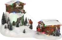 Luville Ski lift adapter included - Kersthuisjes & Kerstdorpen