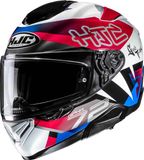 HJC RPHA 72 Goldy Helm - Zwart/wit/blauw/rood - Maat M