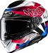 HJC RPHA 72 Goldy Helm - Zwart/wit/blauw/rood - Maat M