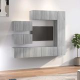 Maison Exclusive - Meuble TV 8 pièces gris Sonoma en bois composite