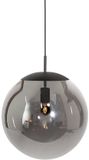 Steinhauer Bollique Hanglamp 4186ZW Glas Zwart Smoke 40cm Hoogte Verstelbaar