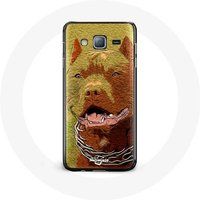 Maniacase Hoesje voor Samsung Galaxy J7 2016 American Pit Bull Terrier