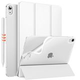 MoKo Case for iPad Air 11 inch M4/M3/M2 2026/2025/2024, wit | for iPad Air 5th/4th Generation 10.9" 2022/2020, Translucent Soft TPU Back Cover, Protective Folio Case, Auto Wake/Sleep