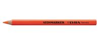 LYRA NEONMARKER droge markeerstiften, lichtgevende oranje, verpakking met 12 pennen