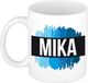 Bellatio Decorations Mika naam cadeau koffie mok