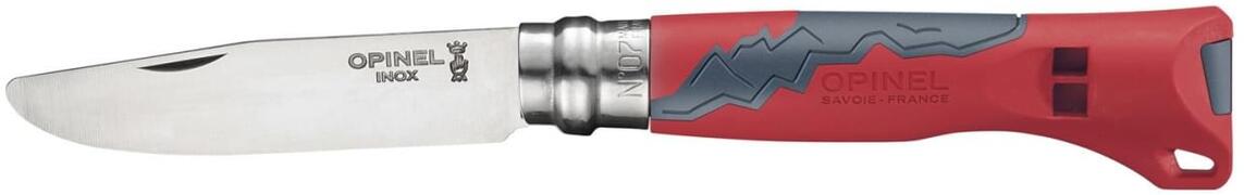 Opinel No.07 Outdoor Junior - Zakmes - RVS - Rood