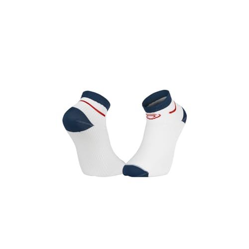 BV Sport Chaussettes Running Light Run Courte Blanc/Bleu 2024