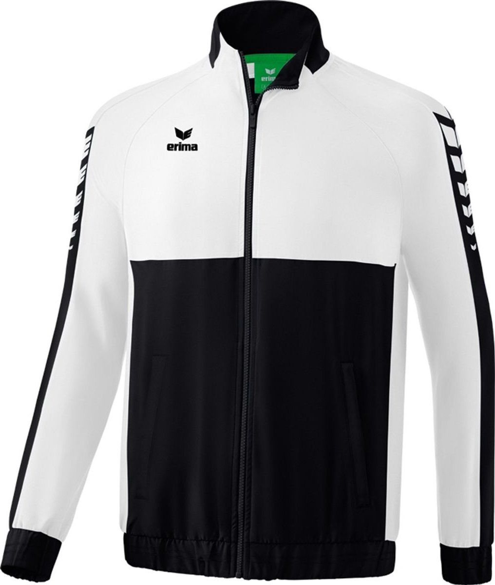 Erima Six Wings Presentatiejack Kind Zwart-Wit Maat 140