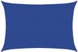 vidaXL Zonnezeil 160 g/m² rechthoekig 3,5x5 m HDPE blauw