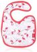 Nûby Katoenen slabbetje met schoudersluiting - Roze - Flamingo - 0m+
