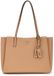 GUESS Noelle II Tech Tote Schoudertas met Laptopvak - Beige Taupe