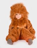 Den Goda Fen Baby Leeuw Kostuum Jumpsuit 86 1-1,5 Jaar Oranje