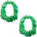 Slinger van bloemen - Set van 6x stuks - groen néon