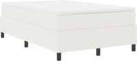 vidaXL Boxspringbed Crème en Wit 120 x 200 cm Corduroy stof