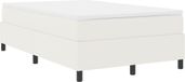 vidaXL Boxspringbed Crème en Wit 120 x 200 cm Corduroy stof