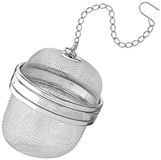 Städter Thee-ei 6,3 cm x 6,5 cm, roestvrij staal, zilver