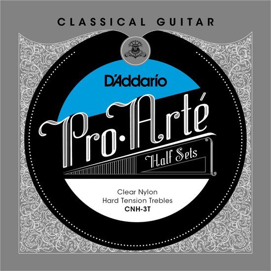 D'Addario Pro Arte Diskant Set CNH-3T Clear Nylon, Hard - Klassieke gitaarsnaren