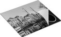 Chefcare Inductie Beschermer Groningen Hoge der A Haven - Zwart Wit - 57,6x51,6 cm