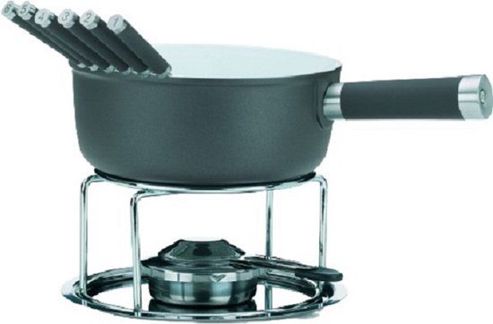 Kela Lancy Fondue Set - Grijs - 2L - Geschikt voor Inductie