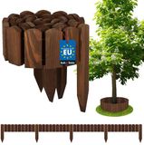 KOTARBAU® Bloembedrand, Rolborder, 200 x 10 cm, Bruin