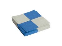 HAY Serviette Pattern Dinner Check 40x40 cm Lot de 20 Gris-bleu