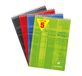 Clairefontaine 8151C Pak met 5 Notitieblokken met Kopspiraal - A4 21x29,7 cm - 160 Afscheurbare Pagina's Grote Ruitjes - Wit Papier 90 g - Omslag Gecoat Karton - Willekeurige Kleuren
