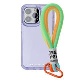 SBS CMCOVFLUOIP1461PV Hoes voor iPhone 14 Pro - Doorschijnend, Violet