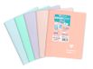 Clairefontaine 366681C Pak met 5 Spiraalschriften Koverbook Blush - A5 14,8x21 cm - 160 Pagina's Kleine Ruitjes - Wit Papier 90 g - Wraparound Omslag Polypro Opaak - Willekeurige Kleuren