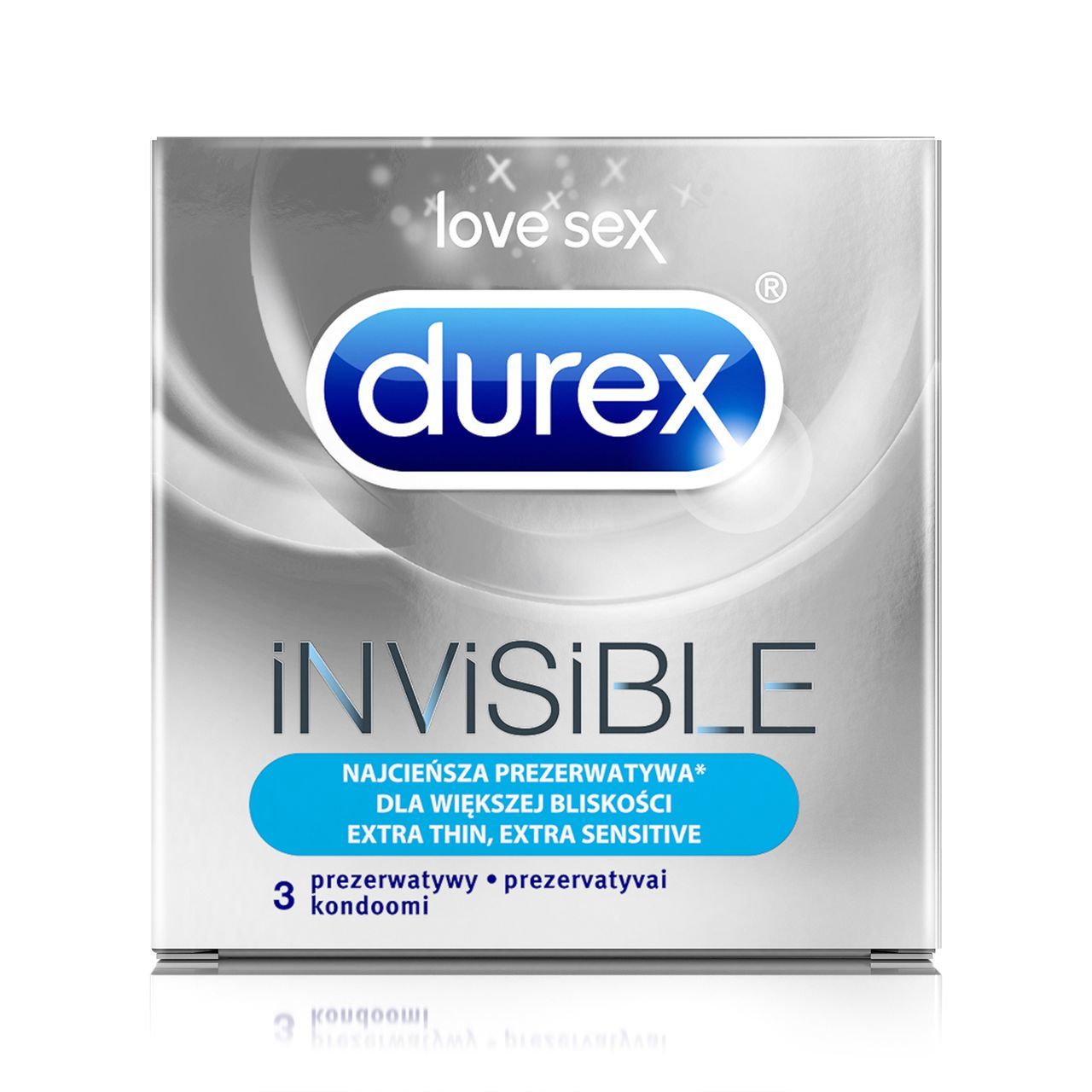 Durex Invisible Condoms - 3 Pack