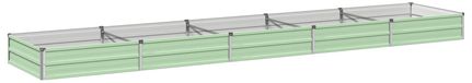 Lit de jardin pastel vert 400 x 80 x 24 cm