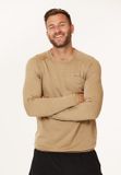 ENDURANCE Laufshirt Avan Lange Mouw Heren Beige-gemêleerd XXL