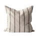 Tell Me More Melvin Housse de coussin 50x50 cm Taupe rayé