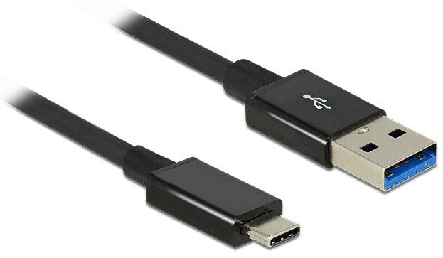 DeLOCK 1m USB 3.1 Gen 2 Type-C/Type-A - Zwart